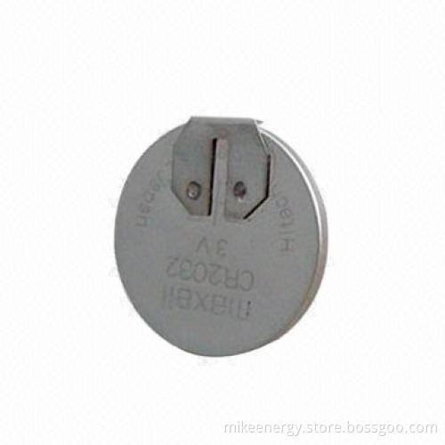 3V Li-Mn Button-cell Battery, Measuring 20 x 3.2mm